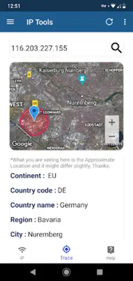 IP Location android App screenshot 0