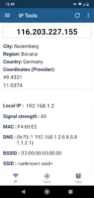 IP Location android App screenshot 3